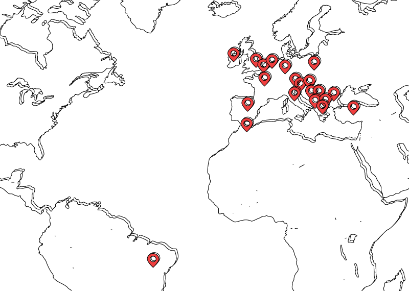 Mappa Paesi